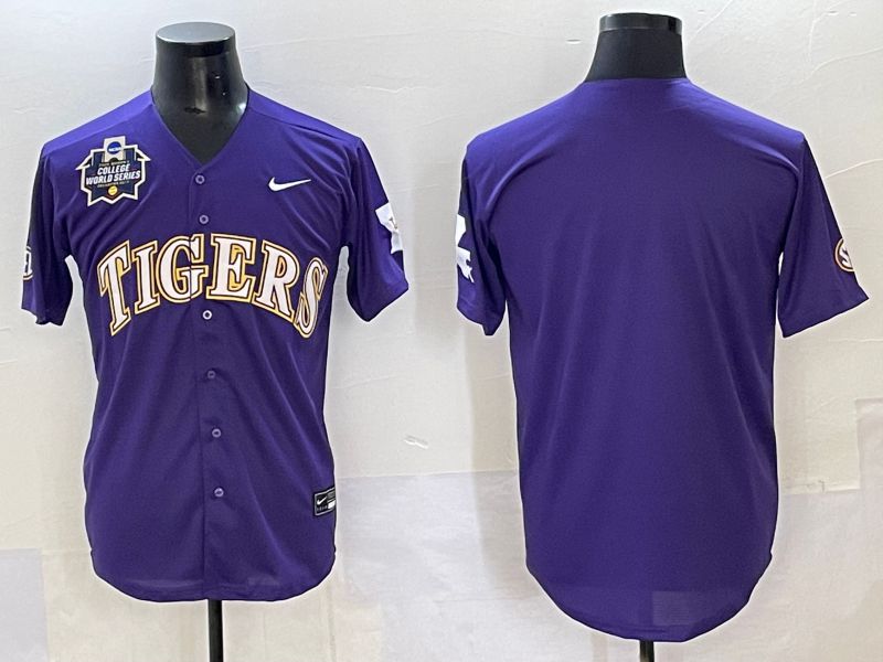 Men 2025 Clemson Tigers Blank Purple Joint Name Nike NCAA Jersey style 2->ncaa teams->NCAA Jersey